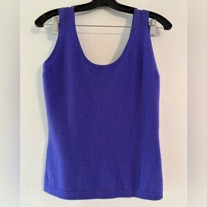 💜 VERSACE cashmere tank.